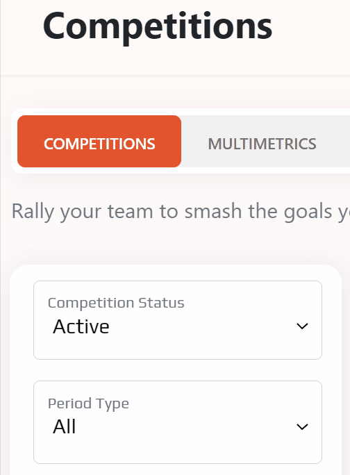 Competition Status