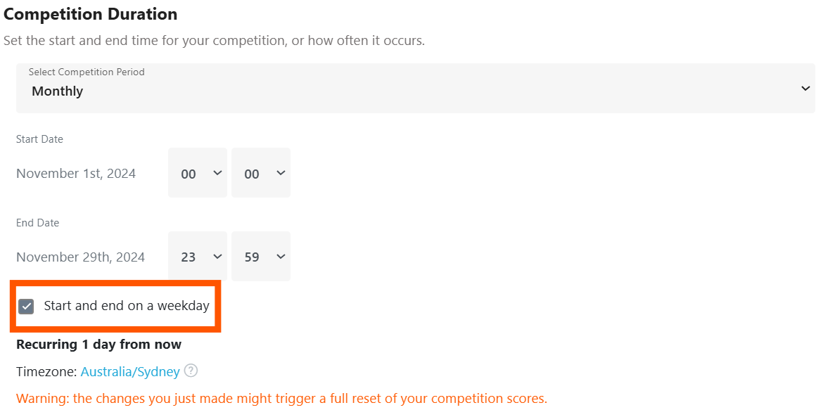 How to Create a Competition