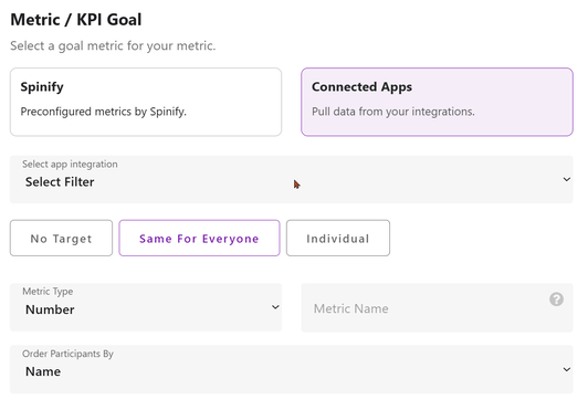 metric goal
